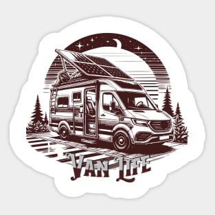 Van Life - On the road Sticker